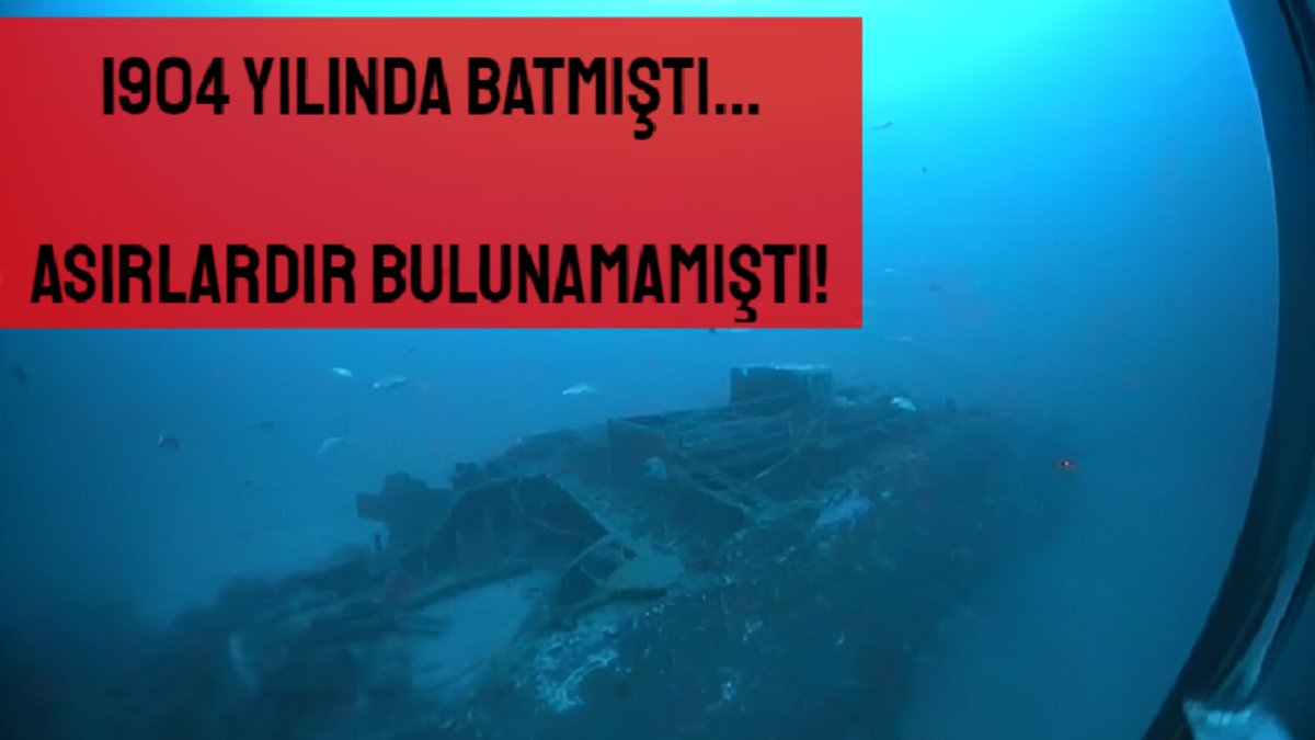 Bir asırdan önce kaybolan gemi bulundu! 1904 yılında fırtınada batmıştı... Arkeologlar kameralarla inceleyince hayrete düştü