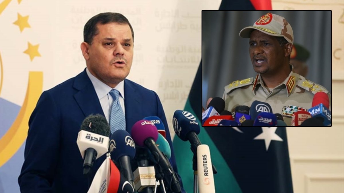 Libya lideri Dibeybe, HDK komutanı Dagalu’yu ağırladı