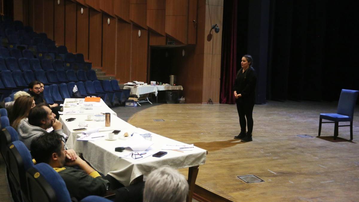 Geleceğin tiyatrocuları Yenimahalle’de seçmelere katıldı