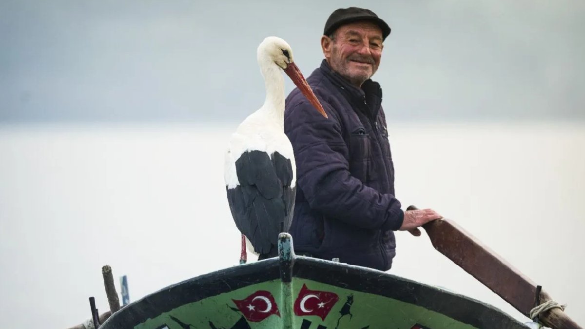 Yaren leylek ile Adem Amca'nın 13'üncü buluşması