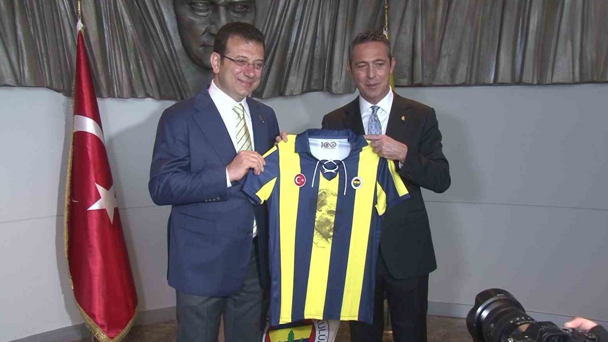İmamoğlu’ndan Fenerbahçe Başkanı Ali Koç’a ziyaret