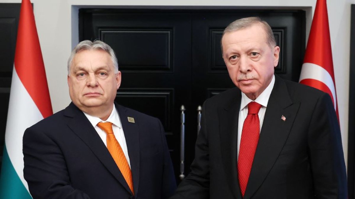 Erdoğan Macaristan Başbakanı Viktor Orban'ı kabul etti