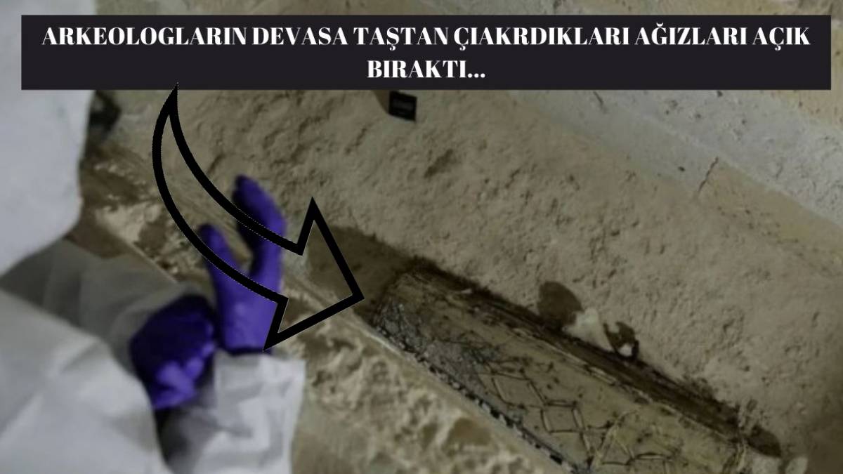 Definecilerin yağmaladığı düşünülüyordu! Arkeologlar devasa taştan tek tek çıkardı: Yarım asrı çoktan devirmiş bile...