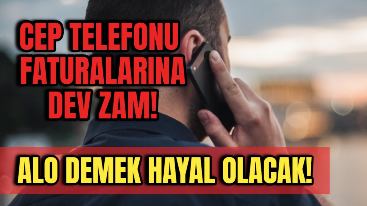 Çaldırıp kapattığımız günlere geri dönüyoruz! Cep telefonu faturalarına dev zam: Bir Alo demek hayal olacak