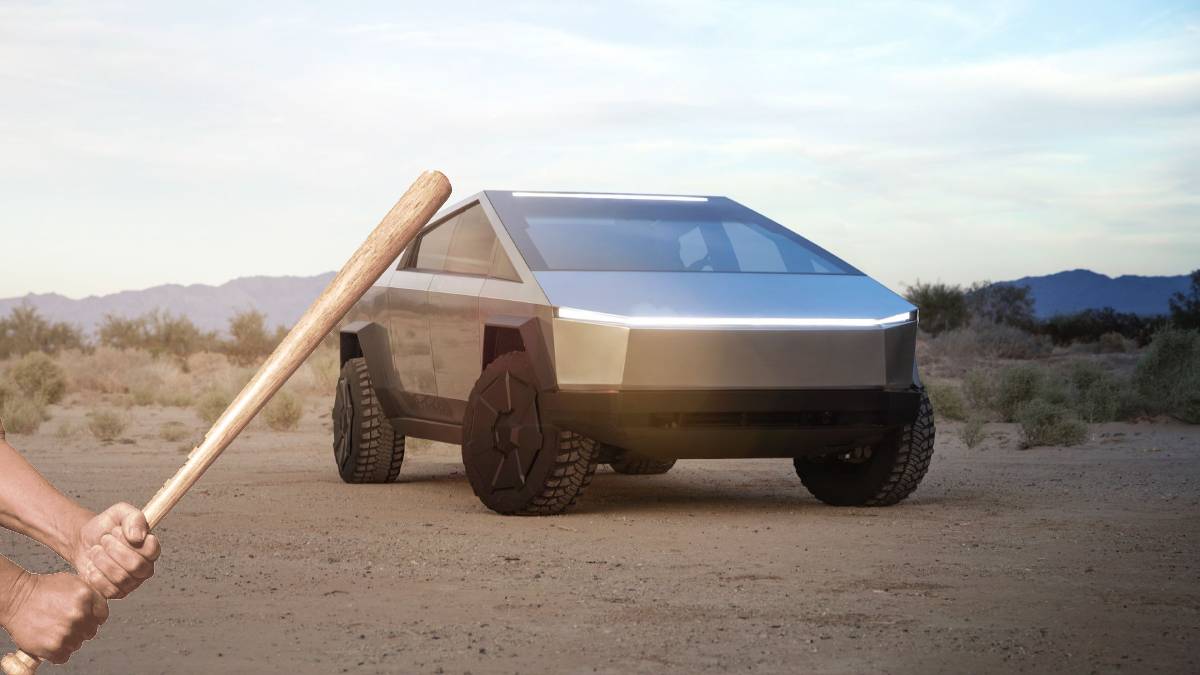 Cybertruck'a beyzbol sopasıyla vurursanız ne olur? İşte yanıtı: Gözlerinize inanamayacaksınız