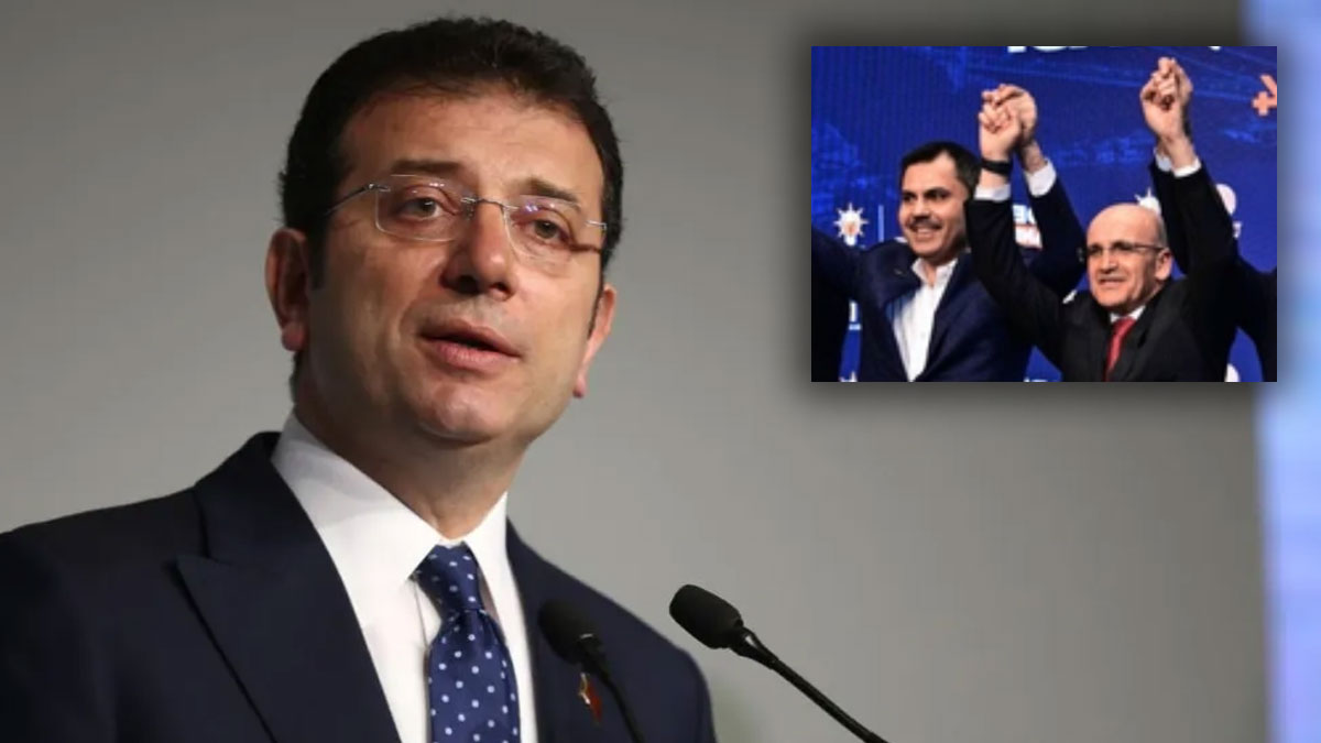 İmamoğlu'dan Şimşek'in Murat Kurum'u desteklemesine yanıt: İtibarını acemi adaya ezdirme