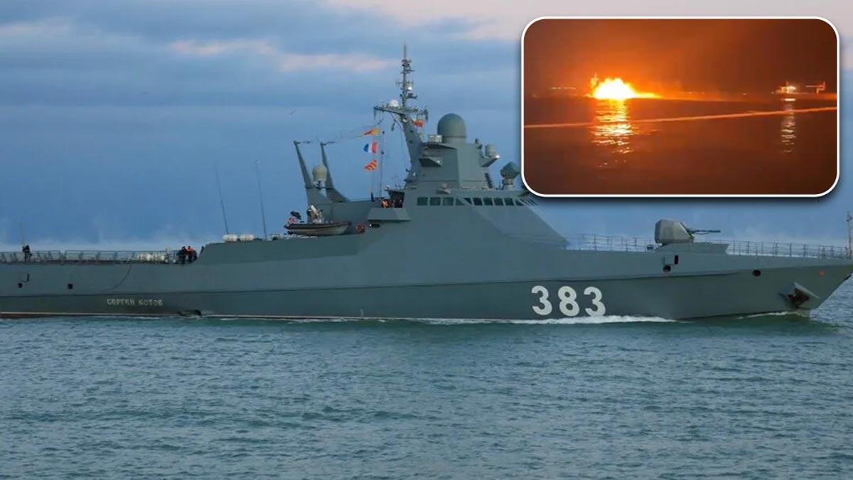 Ukrayna dev savaş gemisini böyle batırdı! Karadeniz filosunun yüzde 20'sinden fazlası...