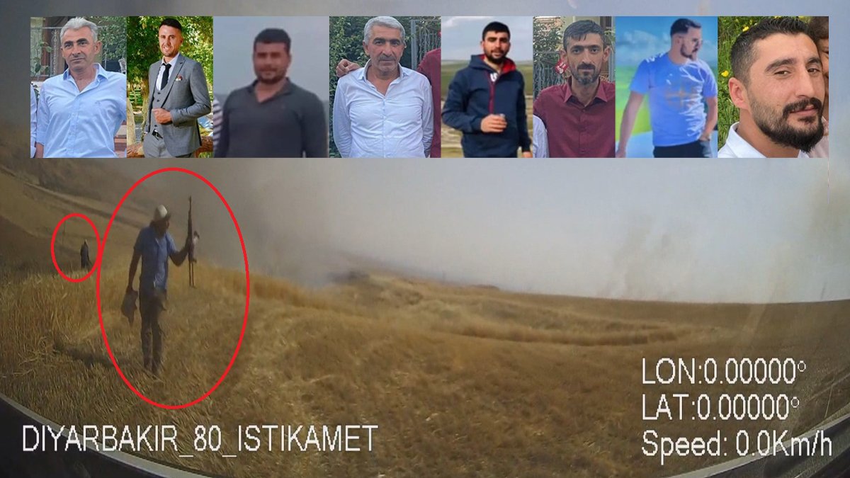 Arazi katliamında yeni görüntüler ortaya çıktı: Uzun namlulu silahlarla yaralıların yerini gösterdiler