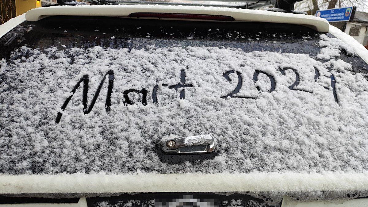 Kavurucu sıcaklarıyla ünlü Adana'da mart ayında kar sürprizi: Yüksek kesimler beyaza büründü