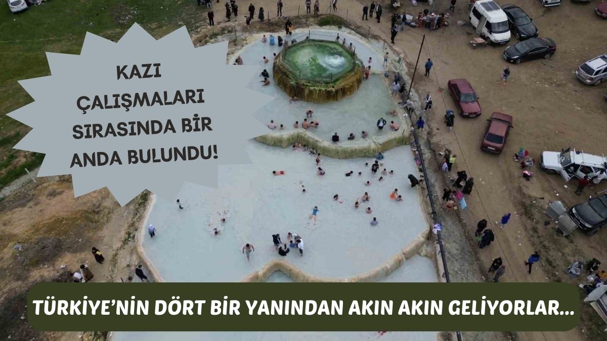 Kazı yapılırken tesadüf bulundu, ününü duyan oraya koştu! 15 yıldır durmadan akıyor: Hastalığı olanlara şifa oldu