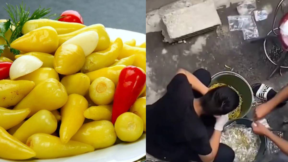 Hindistan değil Türkiye! O görüntüler herkesi hayrete düşürdü: Cin biberi yerken bir kez daha düşünün