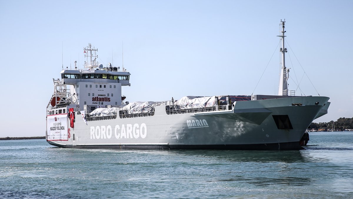 Gazze'ye yardım taşıyan 7. gemi de yola çıktı