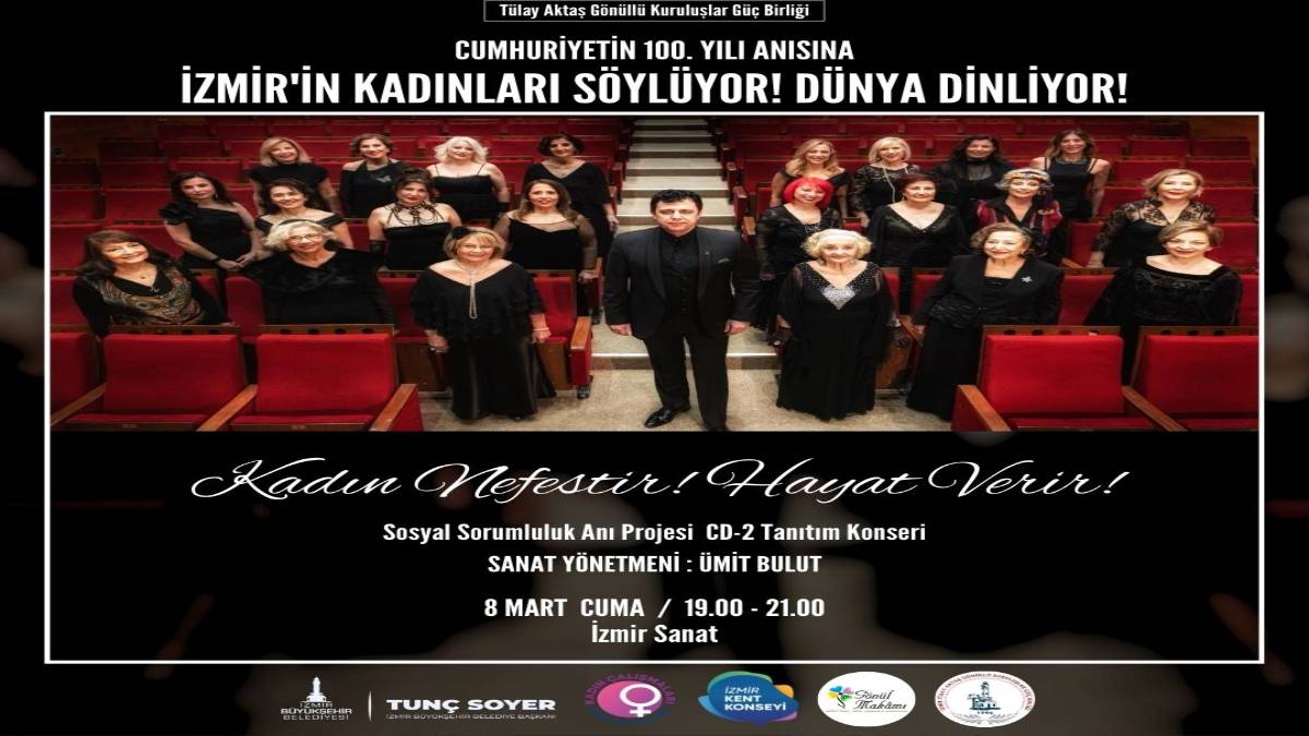 8 Mart’ta İzmir’de yine “Kadının Adı Var! sözü de!”