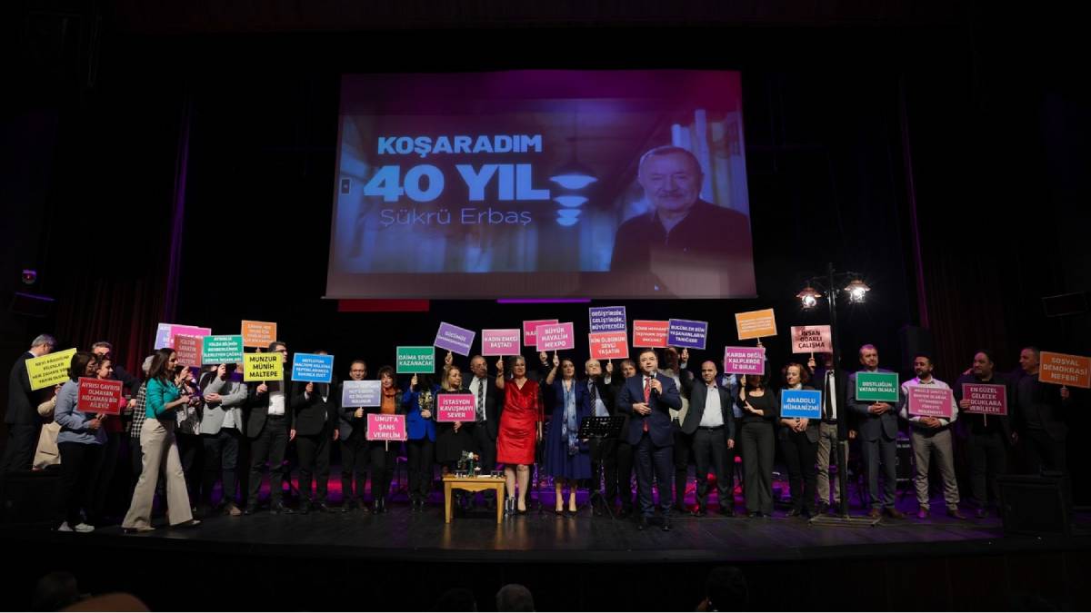 Şair Şükrü Erbaş’ın 40. şiir yılı Maltepe’de kutlandı