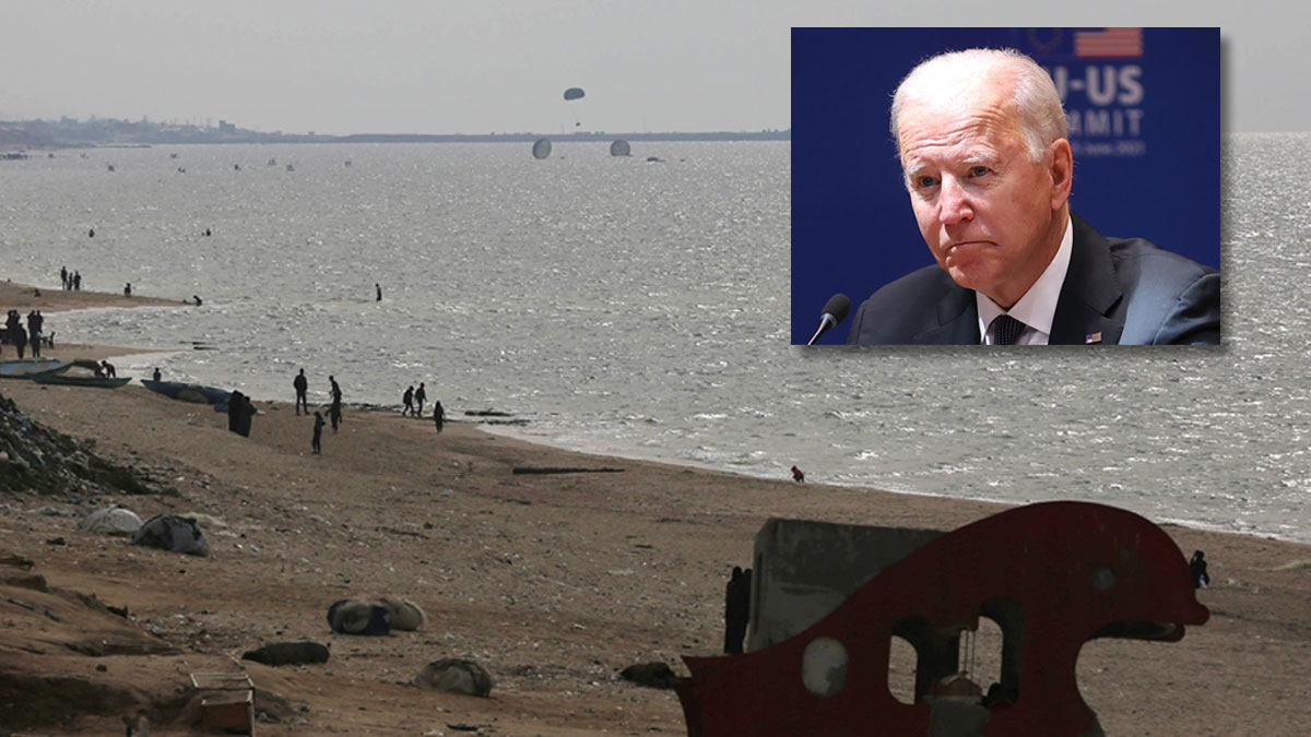Biden talimatı verdi, yardımlar için kullanılacak:  ABD Gazze sahiline liman yapıyor