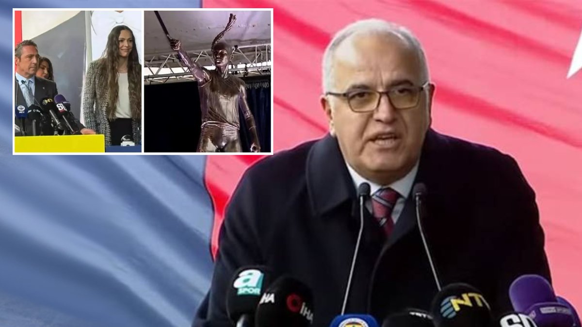 Eda Erdem heykeli bu sözlerle açıldı: 'Adam gibi adam'