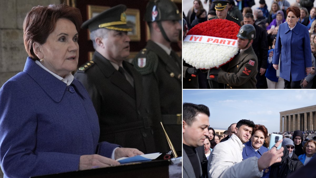 Akşener'den Anıtkabir ziyareti