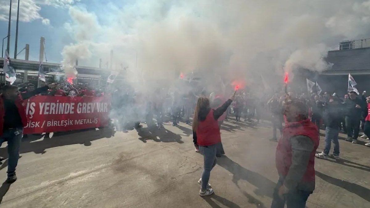 Gates İşçileri grevde çıktı