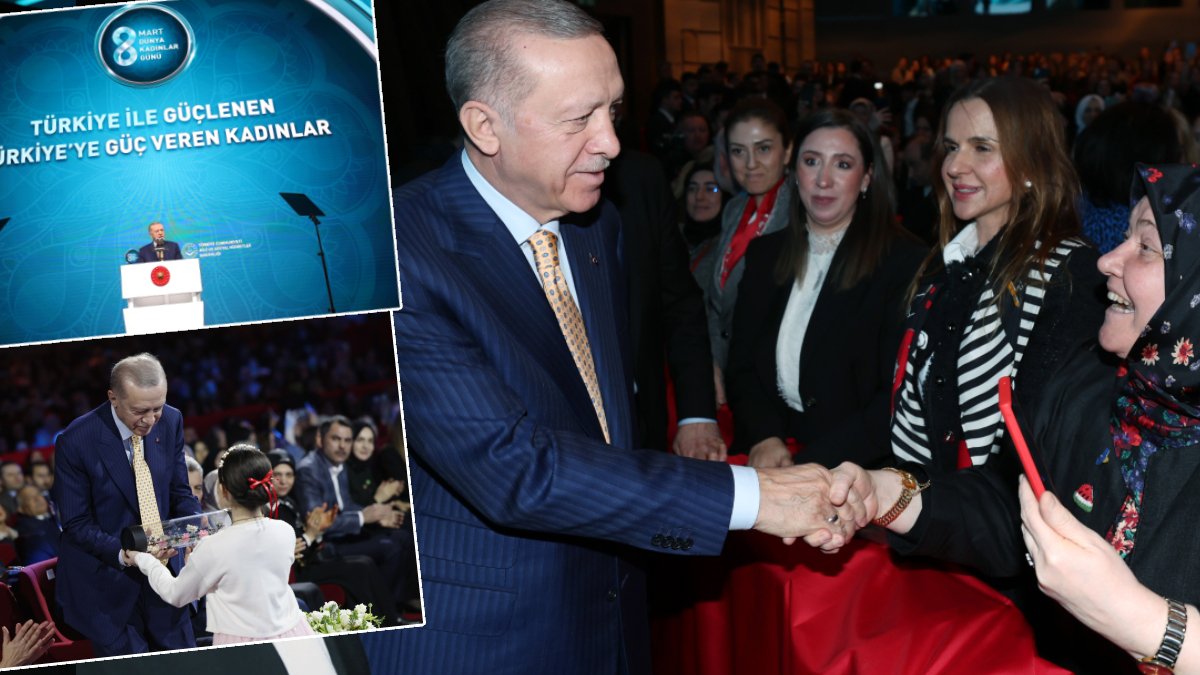 Erdoğan'dan 8 Mart mesajı: Aile ile kadını ayıran yaklaşımı reddediyoruz