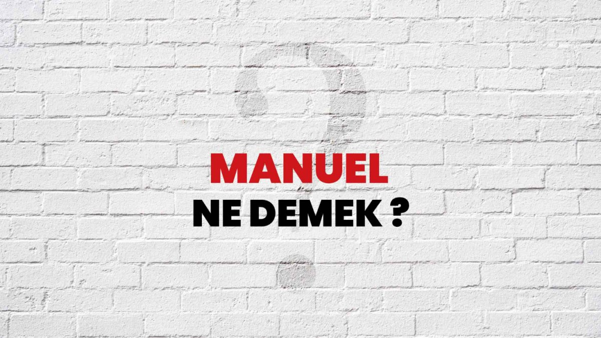 Manuel Ne Demek?