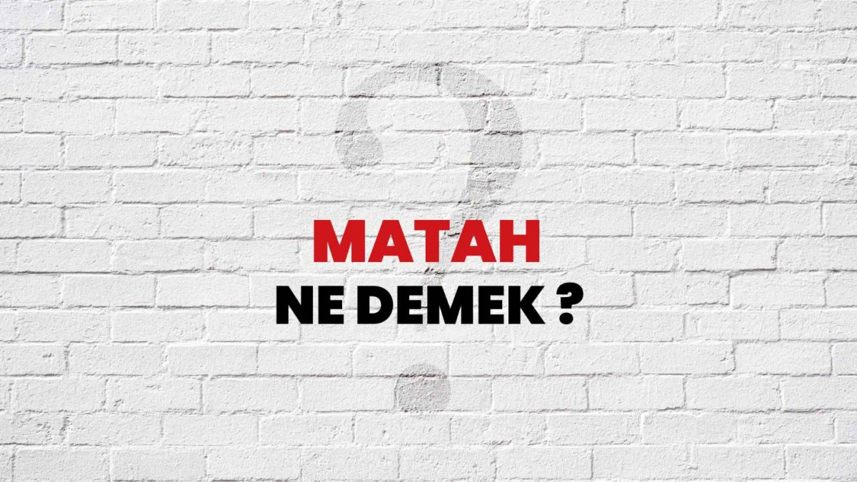 Matah Ne Demek: Merak Ettiğiniz Her Şey