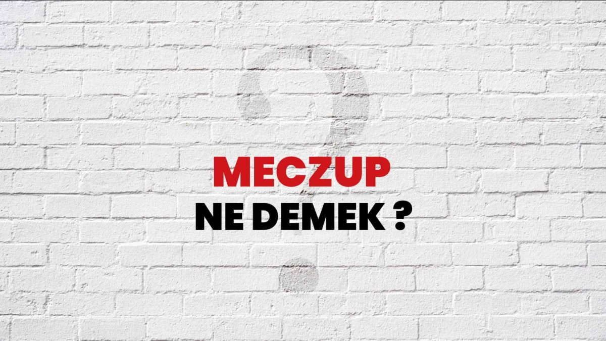 Meczup Ne Demek?
