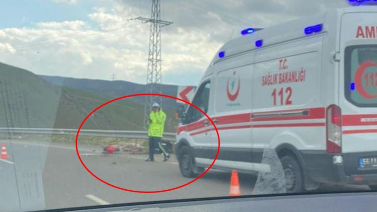 Motosikletle bariyerlere çarpan pilot üsteğmen hayatını kaybetti