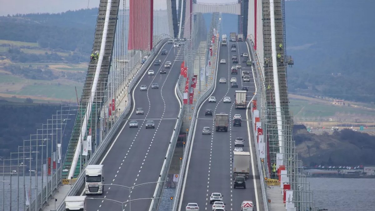 Çanakkale Köprüsü geçiş hedefine ulaşamadı: Hazine'den 11.7 milyar çıktı
