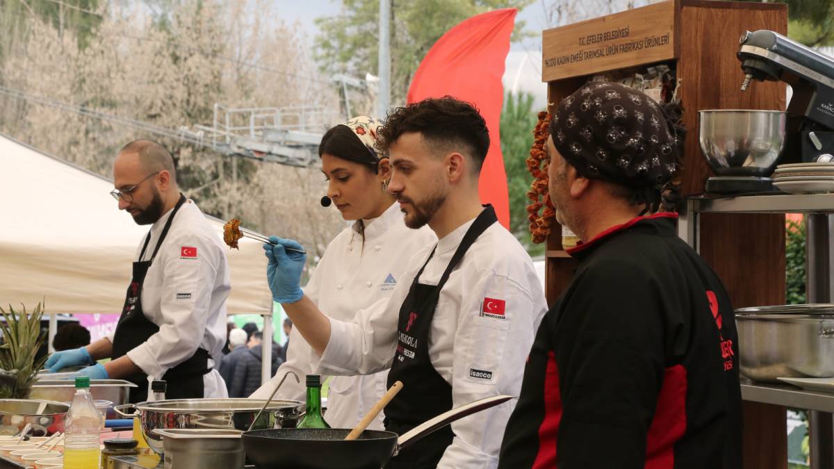 İtalyan Şefler, Efeler enginarını kullanarak lezzet şöleni yaşattı