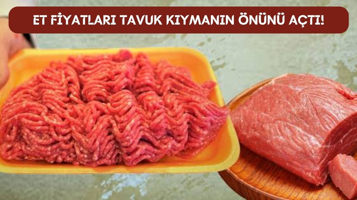Et krizine kasaplardan tavuk kıymalı çözüm! Kilosu 500 lira olunca tavuk kıyma raflara girdi