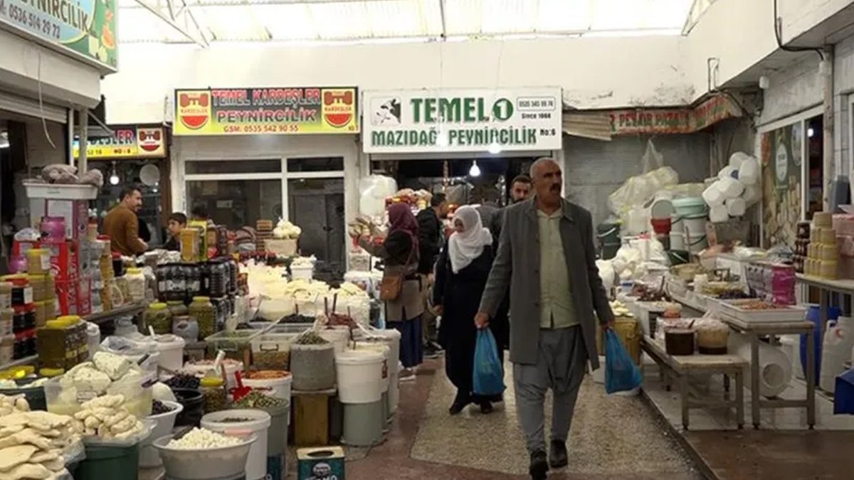 Diyarbakır'da peynir satışları dibi gördü