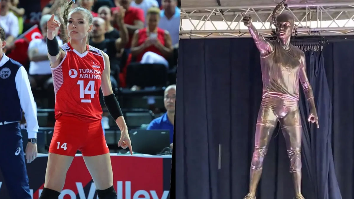 Heykeli dikilen Eda Erdem sakatlandı