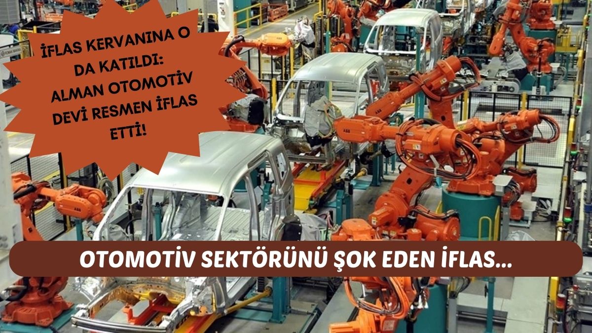 Alman otomotiv devi resmen iflas etti! Çinli elektrikli arabalara daha fazla dayanamadı