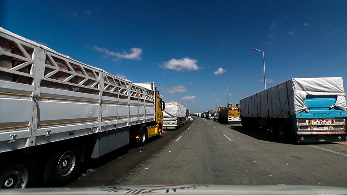 Kızılay’ın ‘Gazze'ye 7’nci iyilik gemisi’ Mısır’da