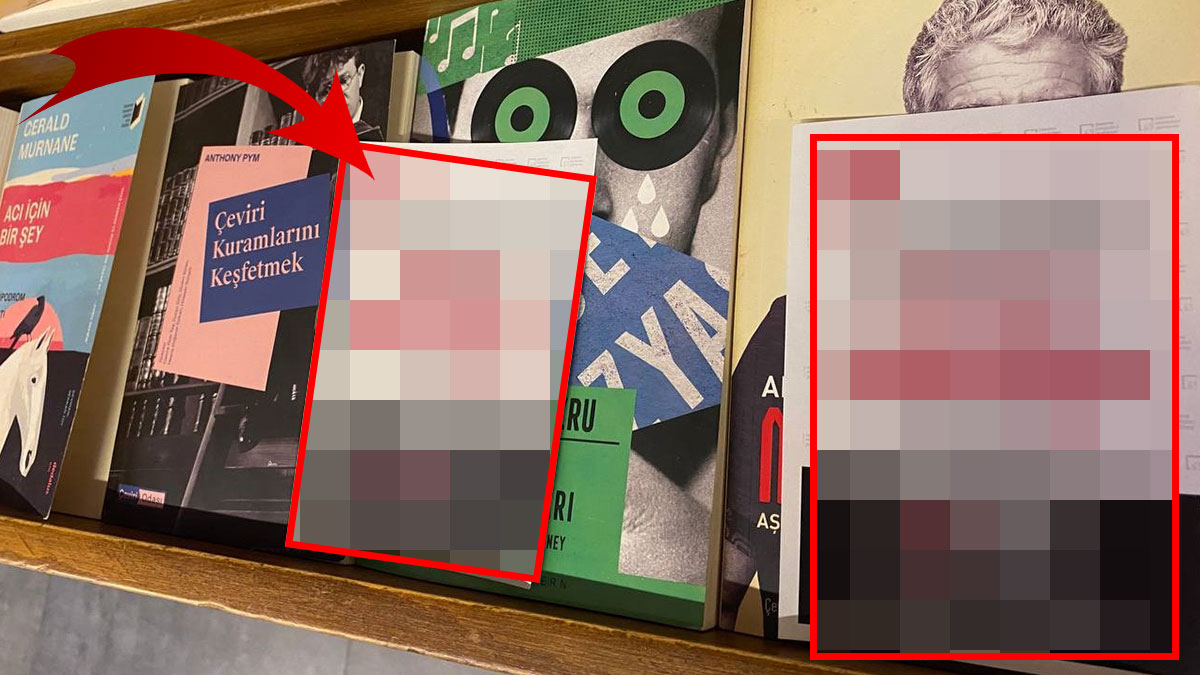 Geçinemeyen yayınevi editörleri kitapların üzerine bu notu yapıştırıyor! Raflardaki kitapları görenler şaştı kaldı