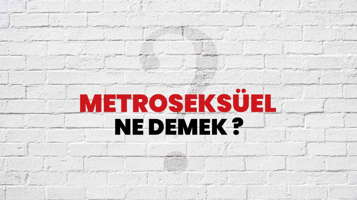 Metroseksüel Ne Demek?