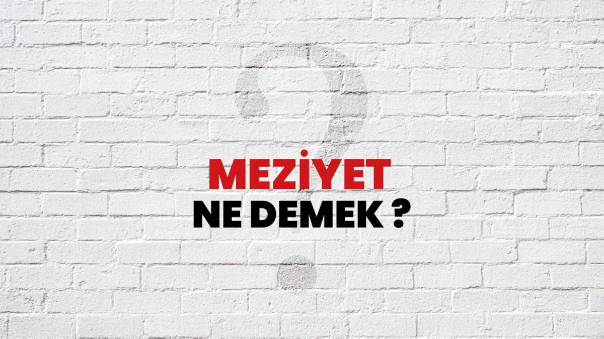 Meziyet Nedir?
