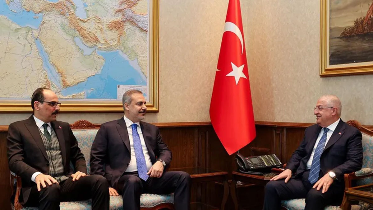 MSB'de sürpriz görüşme: Güler, Fidan ve Kalın bir arada