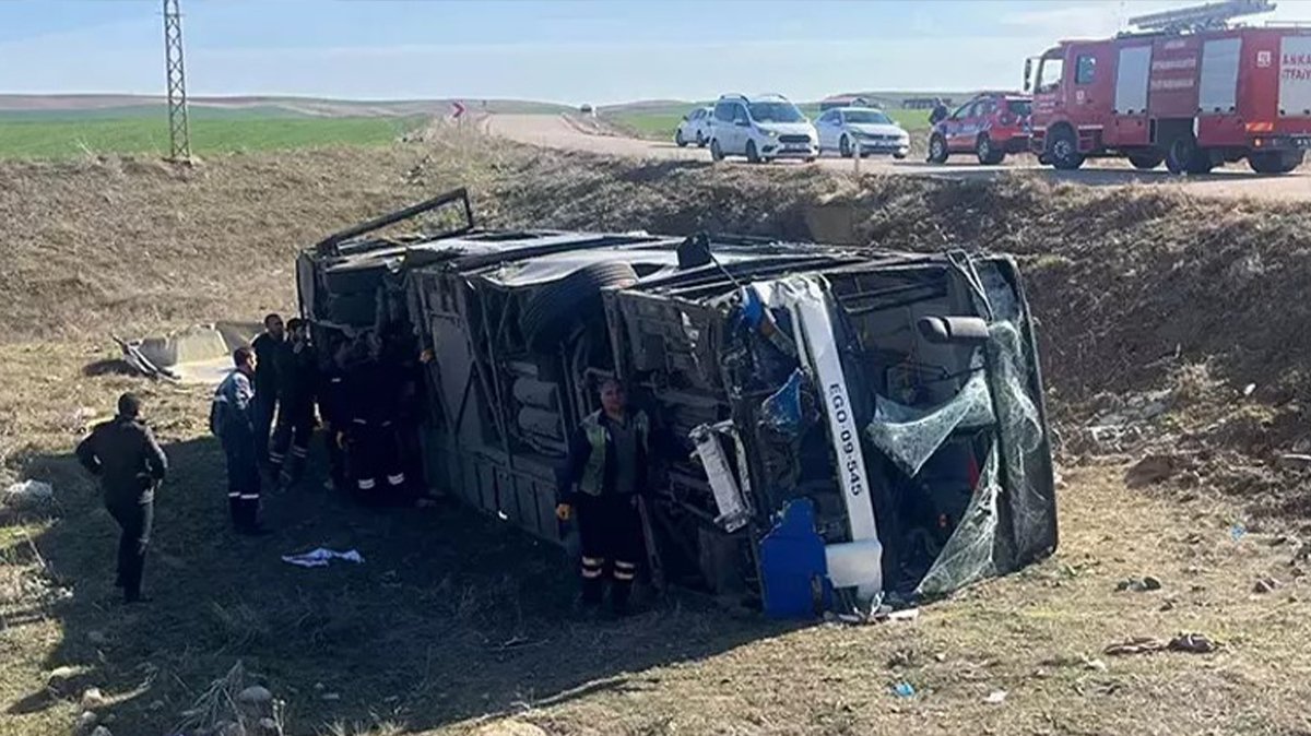 Son dakika! Ankara'da EGO otobüsü devrildi: Onlarca yaralı var