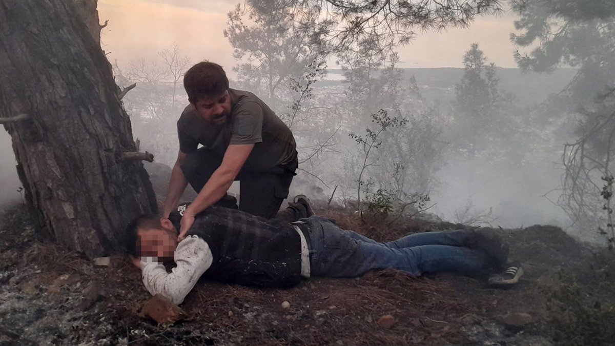 Bu kadarına da pes: Isınmak için ormanı yaktı!