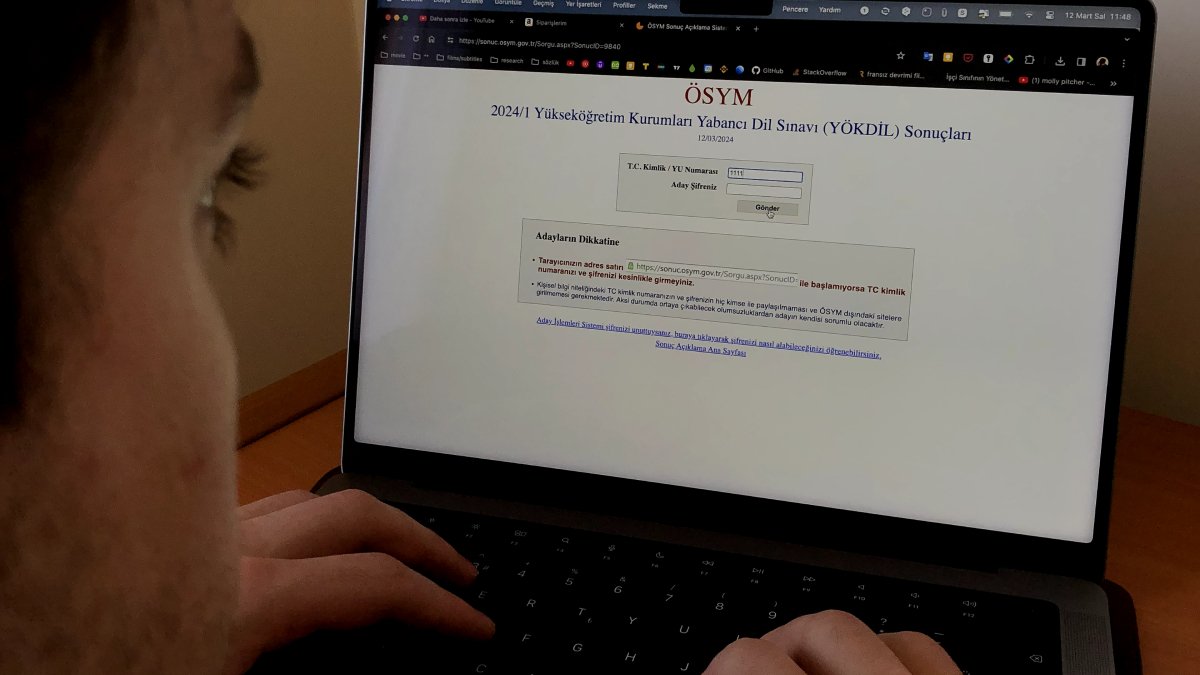 ÖSYM: YÖKDİL sonuçları açıklandı