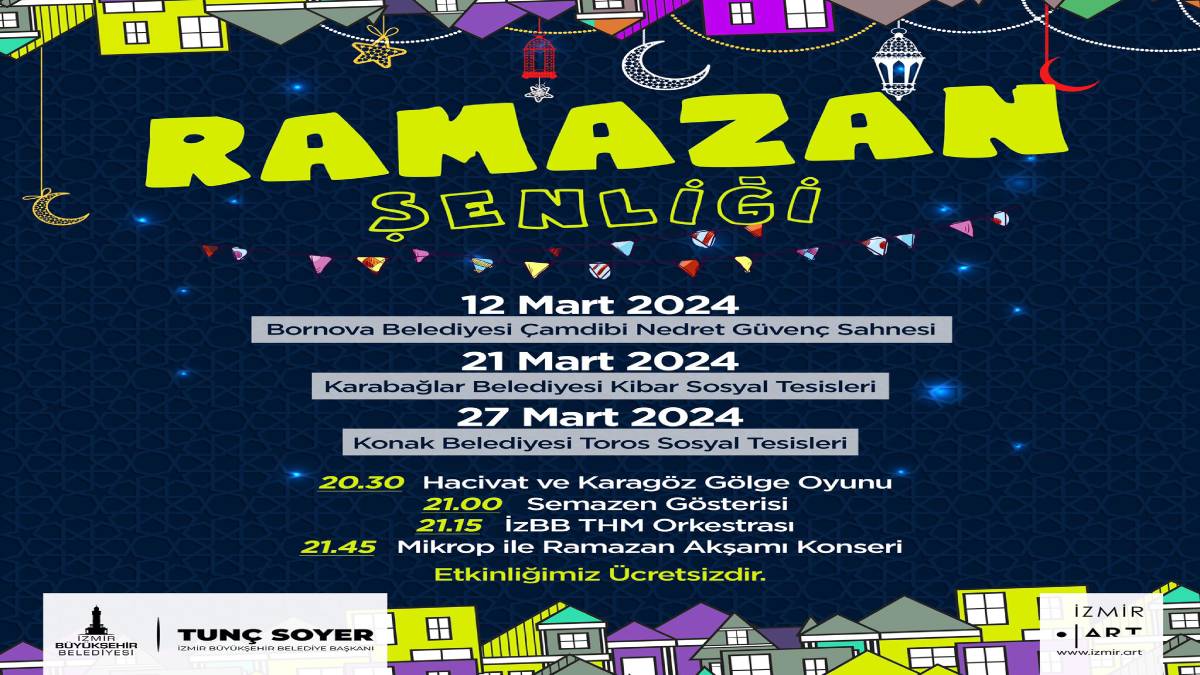 İzmir’de Ramazan eski günlerdeki gibi şenlikli geçecek