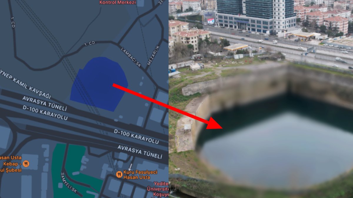 Google Haritalar'dan bile görünüyor! Sosyal medyada gündem oldu: Kadıköy'de yeni göl oluştu