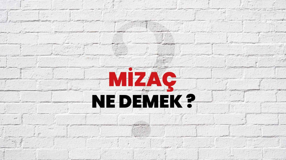 Mizaç Nedir?