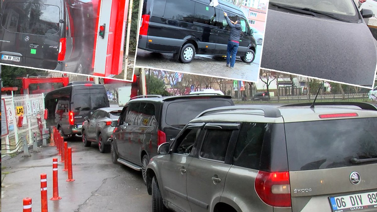 Kuzey Afrika’dan taşınan toz araçları çamur içinde bıraktı: Oto yıkamacılar bayram etti