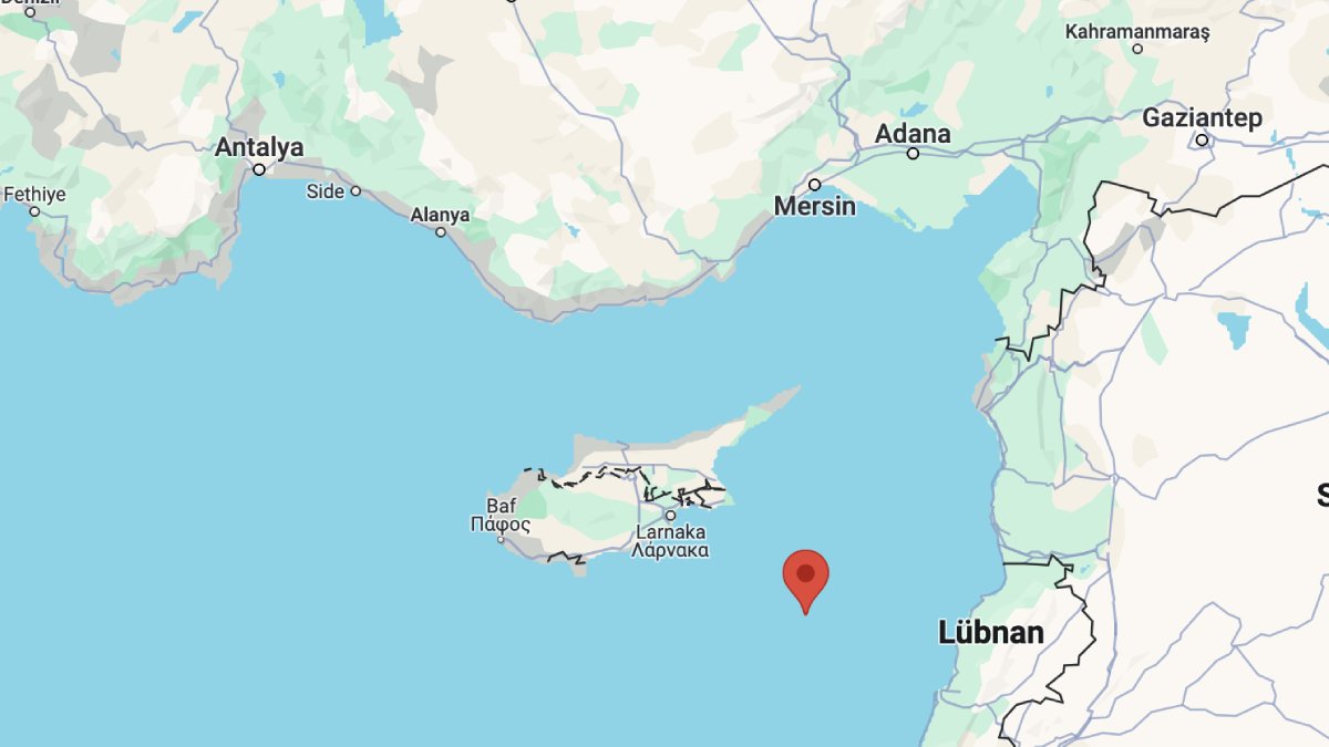 Akdeniz açıklarında deprem I Son depremler