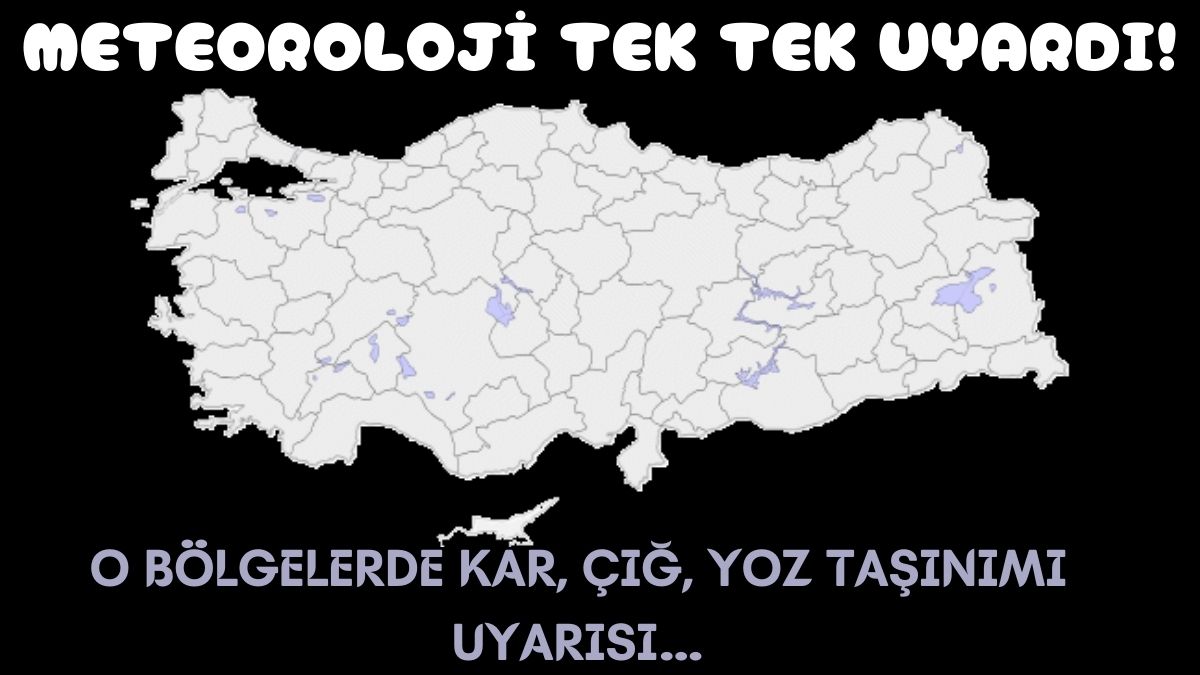 Aralık ayında yaşayamadığımız kış Mart ayında geldi! Meteoroloji o bölgeleri tek tek uyardı: Kar, çığ, toz taşınımı uyarısı…
