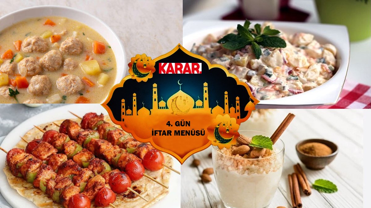 İftar menüleri 2024: Ramazanın 4.günü iftar menüsü