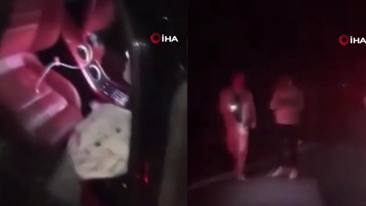 Eylem Tok ve oğlu firarda: İlk işi kaza yapan aracını videoya almak oldu