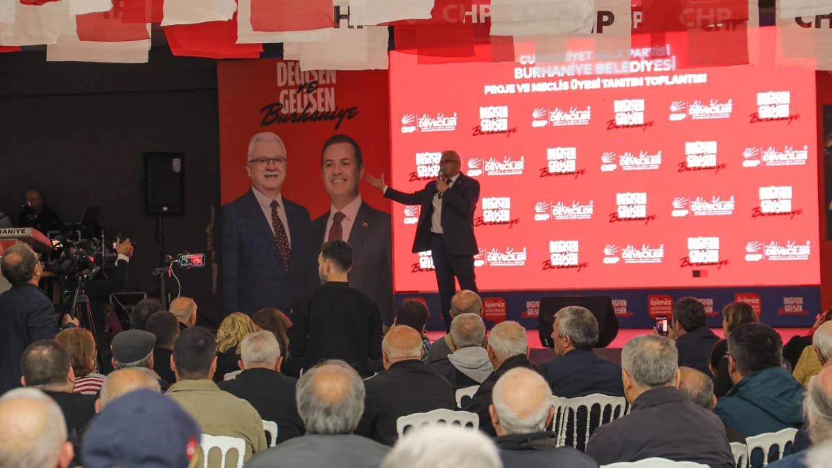 CHP Burhaniye 2024-2029 dönemi proje ve Meclis üyesi adayları tanıtım toplantısı yapıldı